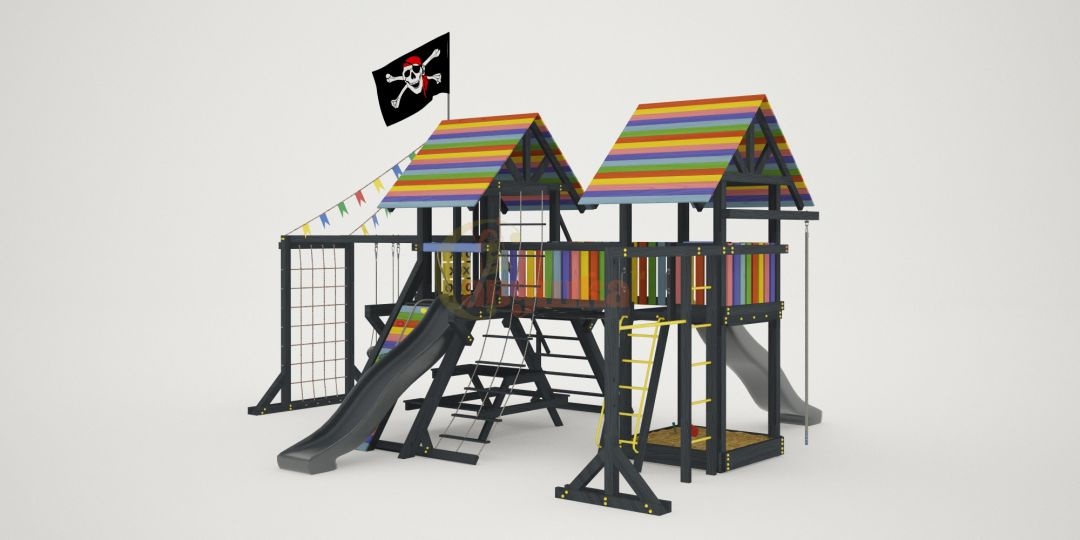 Детская площадка Савушка 1 BLACK EDITION